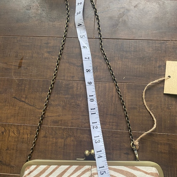 Patricia Nash Crossbody Clutch style Haircalf purse - Picture 12 of 13